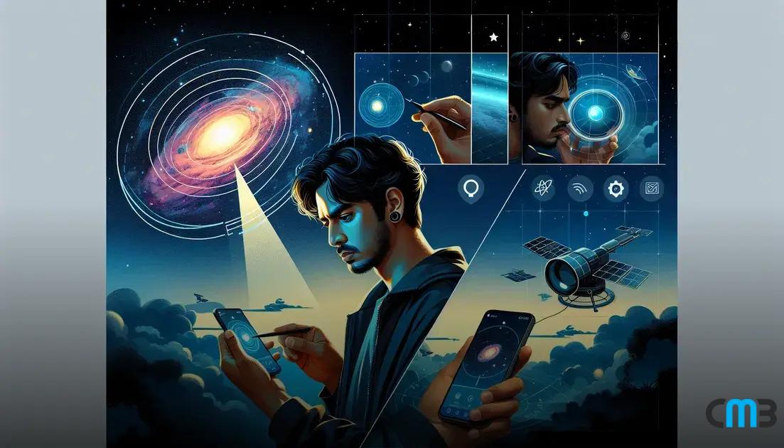 Passo a passo para usar um aplicativo de satélites