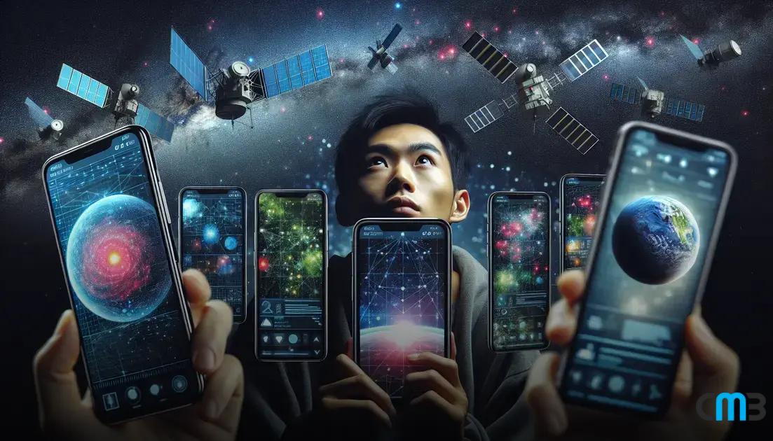 Aplicativos populares para monitorar satélites